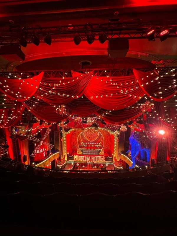 Piccadilly Theatre, section: Grand Circle, row: E, seat: 14