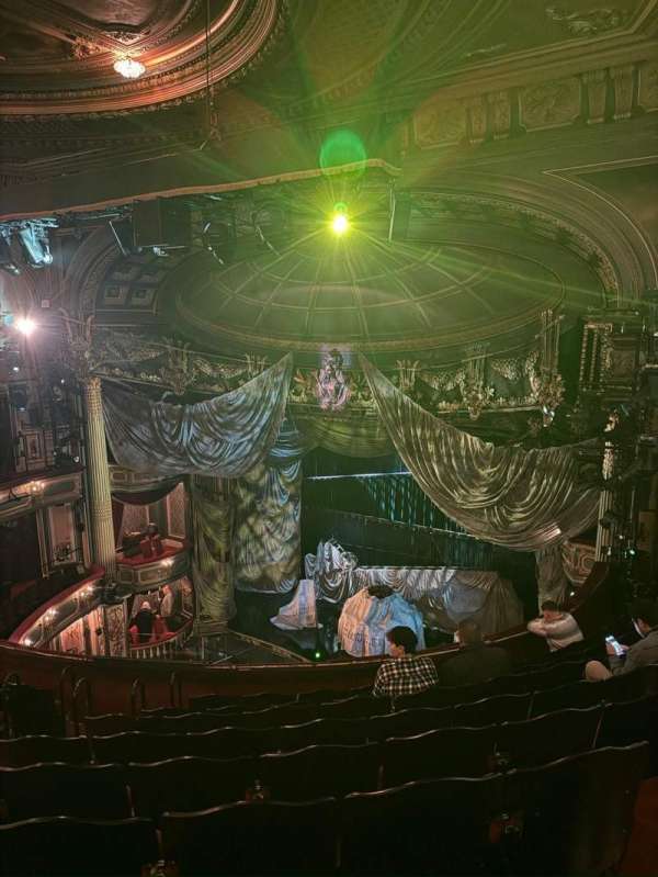 His Majesty's Theatre, London, section: Grand Circle, row: J, seat: 4