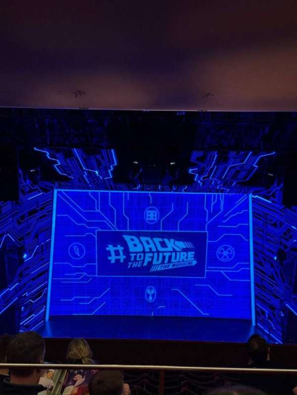 Adelphi Theatre, section: Upper Circle, row: L, seat: 20