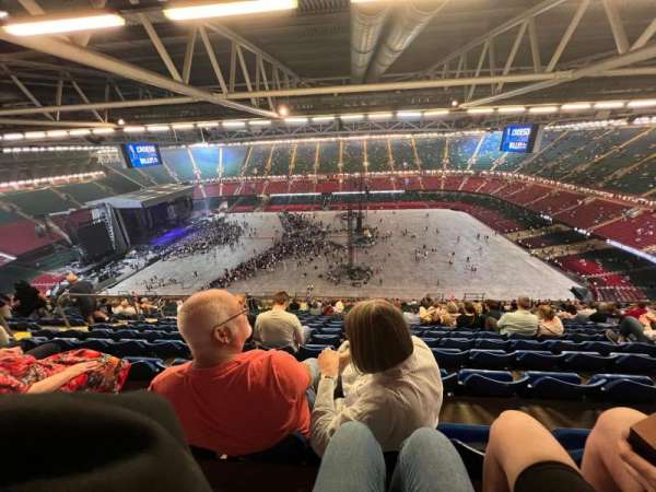 Principality Stadium, section: U29, row: 31, seat: 13
