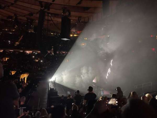 Madison Square Garden, section: 109, row: 13, seat: 9