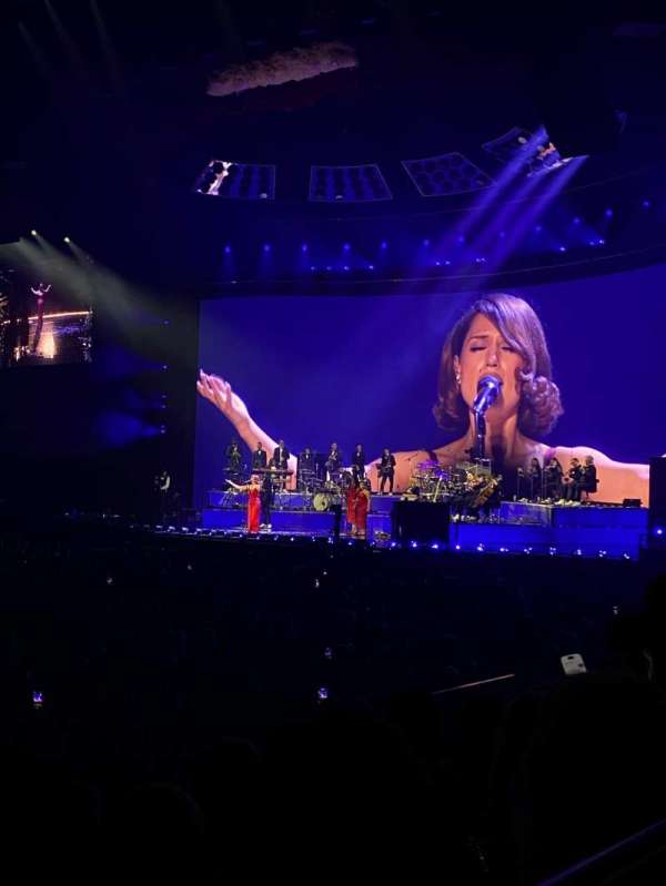 The O2, London, section: 111, row: H, seat: 345