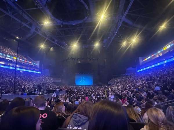 The O2, London, section: 107, row: C, seat: 229
