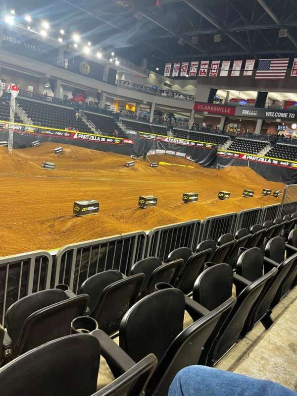 F&M Bank Arena, section: 107, row: H, seat: 14