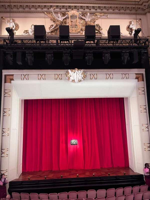 Noël Coward Theatre, section: Royal Circle, row: a, seat: 18