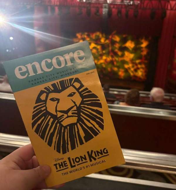 Kansas City Music Hall, section: Balcony RC, row: H, seat: 1