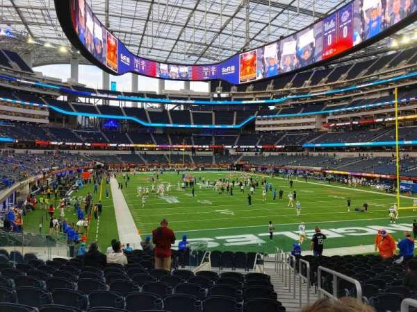 SoFi Stadium, section: 119, row: 17, seat: 1