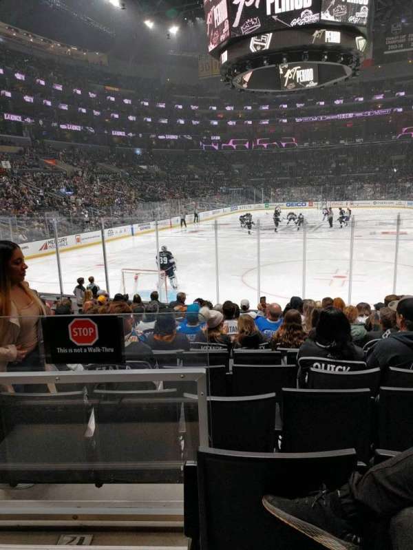Crypto.com Arena, section: 116, row: 14, seat: 9