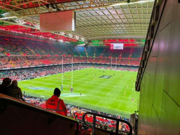Principality Stadium, section: UN1, row: 28, seat: 30
