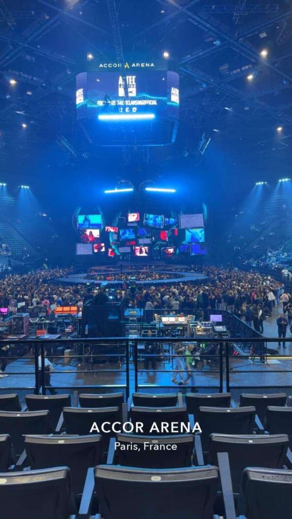 Accor Arena, section: Gradin A, row: 19, seat: 5