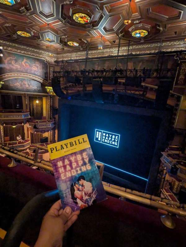 Belasco Theatre, section: Balcony R, row: B, seat: 2