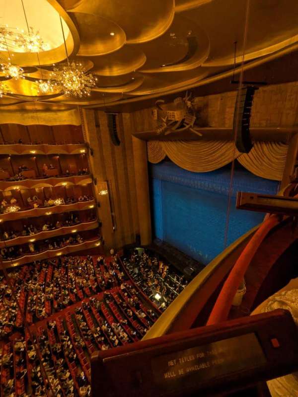 Metropolitan Opera House - Lincoln Center, section: Family circle box A, seat: 34