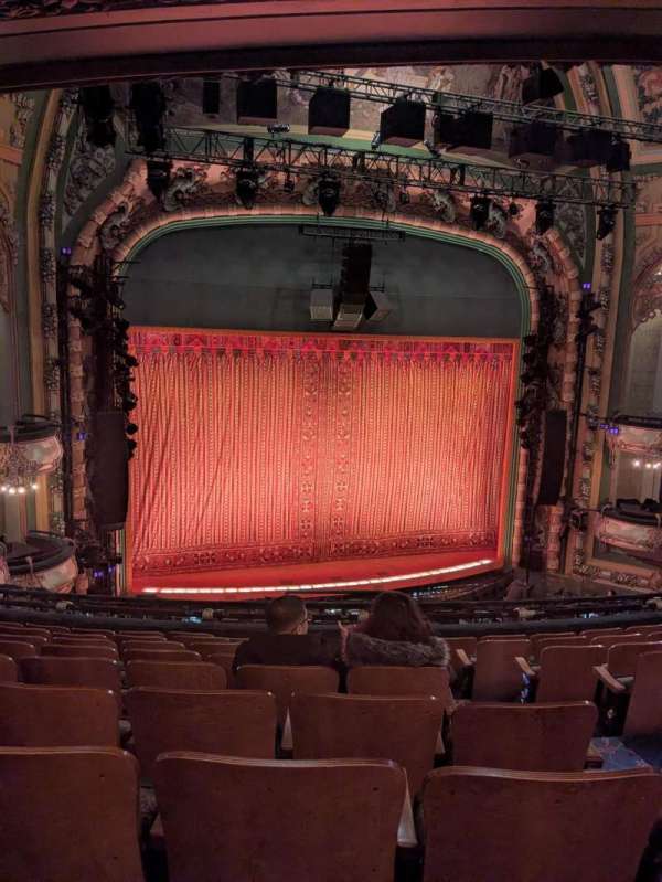 New Amsterdam Theatre, section: Mezzanine L, row: JJ, seat: 7