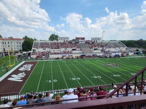 Robert W. Plaster Stadium, section: MMM, row: 1, seat: 5