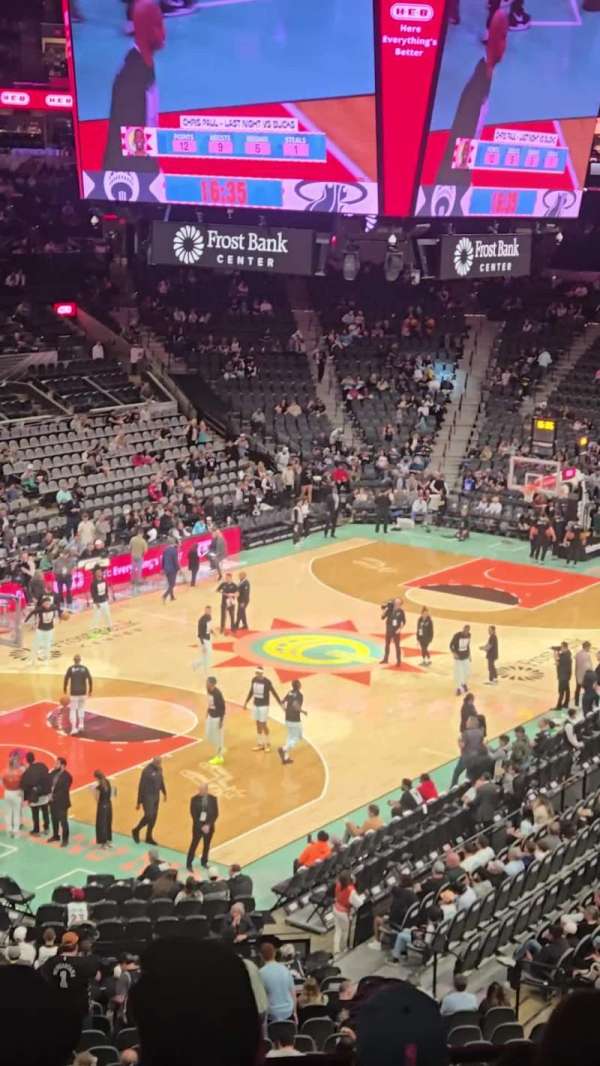 Frost Bank Center, section: 126, row: 34, seat: 17
