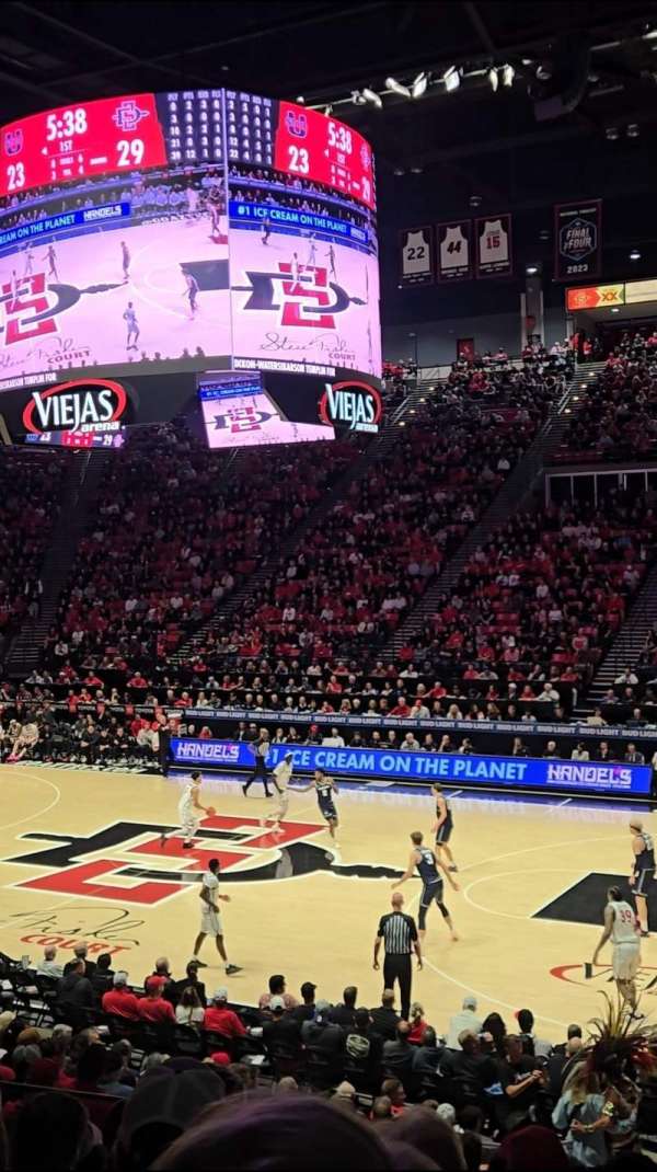 Viejas Arena, section: H, row: 16, seat: 14