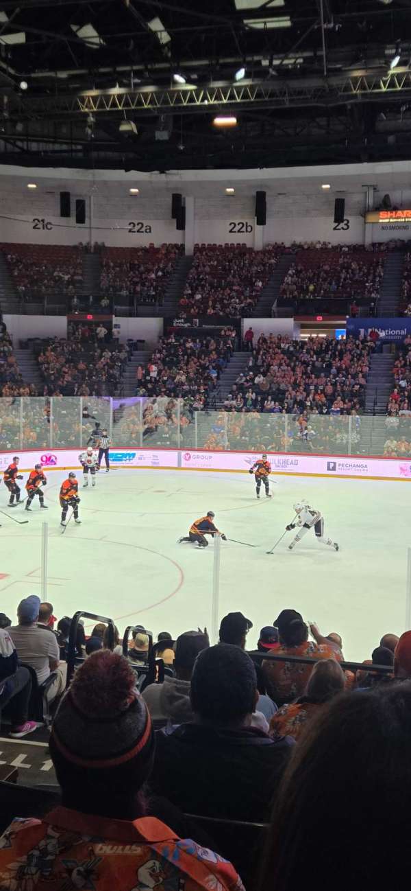 Pechanga Arena, section: L14, row: 6, seat: 12