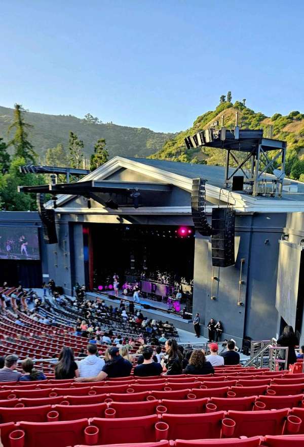The Greek Theatre, section: South Terrace, row: G, seat: 54
