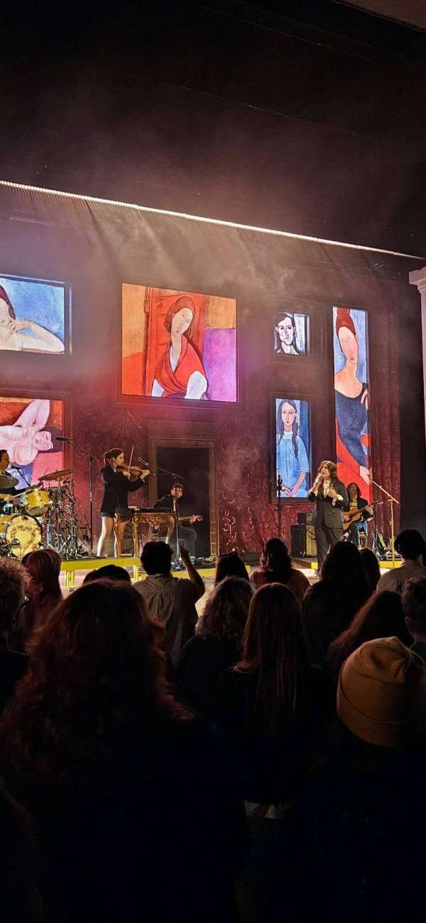 The Greek Theatre, section: A Left, row: B, seat: 9