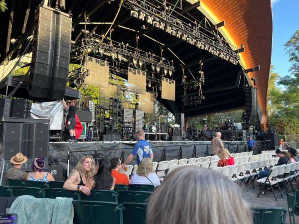 Cuthbert Amphitheater, section: 3, row: F, seat: 10