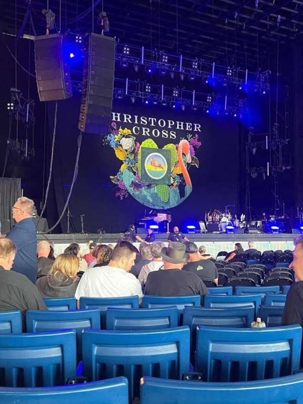 Cascades Amphitheater, section: 103, row: V, seat: 8