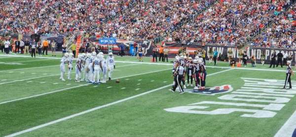 Gillette Stadium, section: 127, row: 10, seat: 13