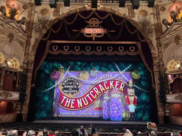 London Coliseum, section: Stalls, row: O, seat: 11