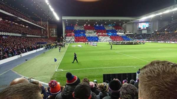 Ibrox Stadium, section: Copland Front, row: j, seat: 151