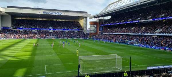 Ibrox Stadium, section: broomloan front, row: T, seat: 108