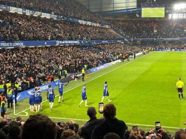 Stamford Bridge, section: Matthew Harding Lower 14, row: T, seat: 129