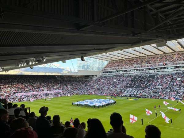 St James' Park, section: Leazes East Corner, row: T, seat: 080