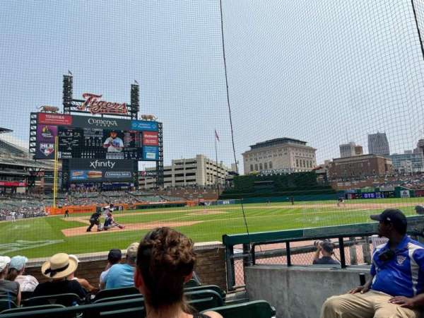 Comerica Park, section: 125, row: 7, seat: 1