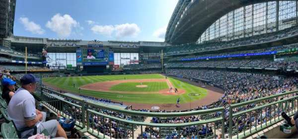 American Family Field, section: 222, row: 2, seat: 12