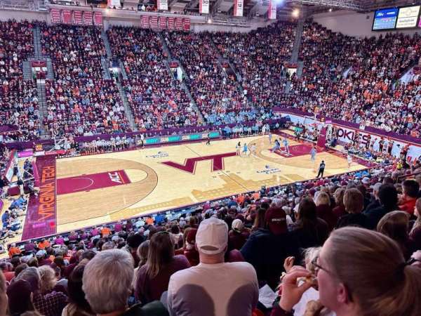 Cassell Coliseum, section: 13, row: V, seat: 4