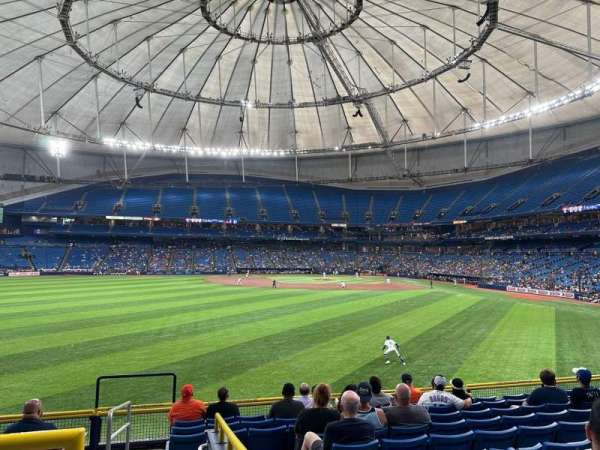 Tropicana Field, section: 145, row: CC, seat: 1