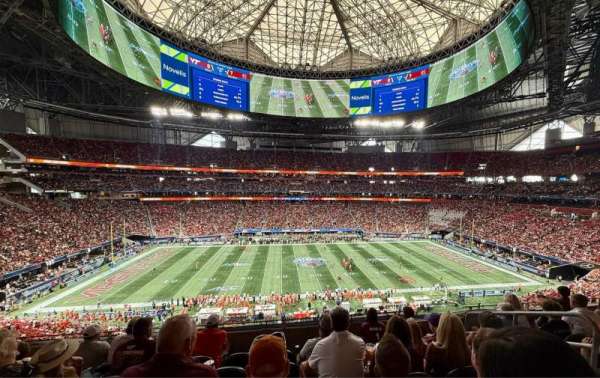 Mercedes-Benz Stadium, section: C238, row: 6, seat: 5