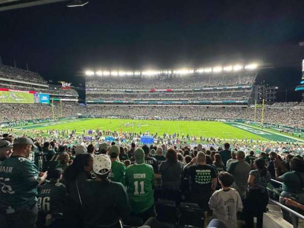 Lincoln Financial Field, section: 121, row: 34, seat: 3