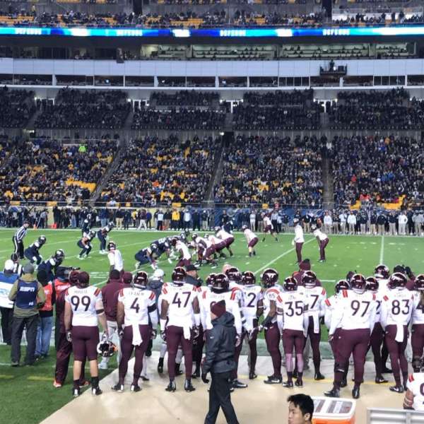 Acrisure Stadium, section: 109, row: B, seat: 12