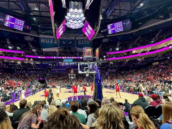 Spectrum Center, section: 101, row: C, seat: 3