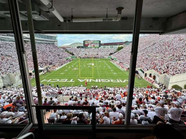 Lane Stadium, section: 9, row: A, seat: 13