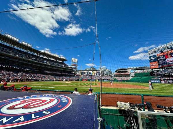 Nationals Park, section: 129, row: D, seat: 1