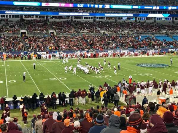 Bank of America Stadium, section: 319, row: 1, seat: 1