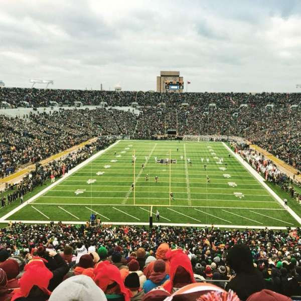 Notre Dame Stadium, section: 118, row: 12, seat: 21