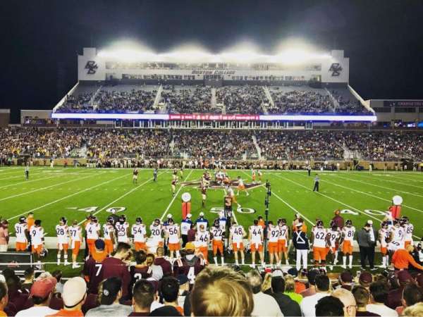 Alumni Stadium, Boston College, section: R, row: 14, seat: 26