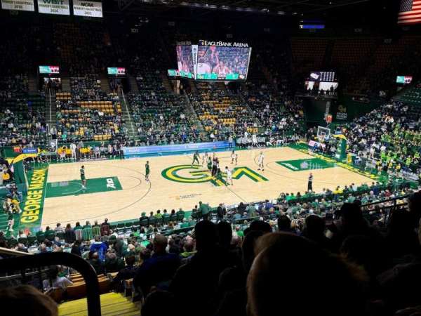 EagleBank Arena, section: 117, row: O, seat: 14