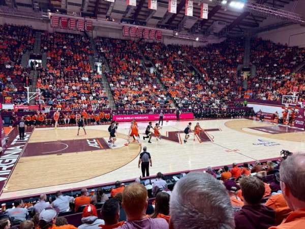 Cassell Coliseum, section: 106, row: H, seat: 13