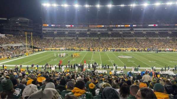 Acrisure Stadium, section: 109, row: FF, seat: 5