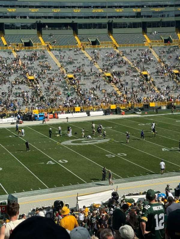 Lambeau Field, section: 116, row: 48