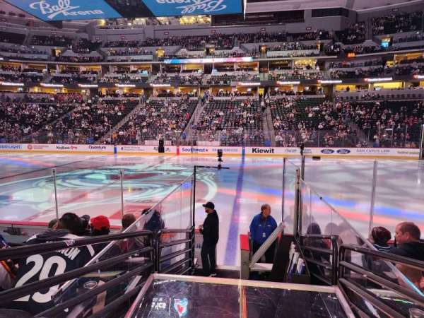 Ball Arena, section: 148, row: 8, seat: 4
