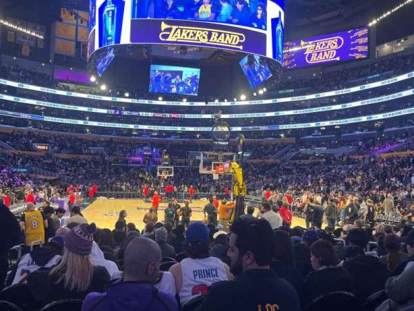 Crypto.com Arena, section: 116, row: 3